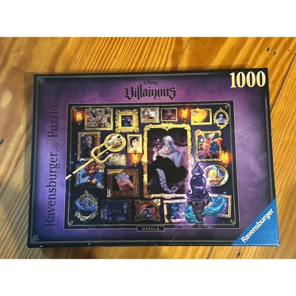 Ravensburger: Disney Villainous Ursula 1000-Piece Jigsaw Puzzle - Picture 1 of 3